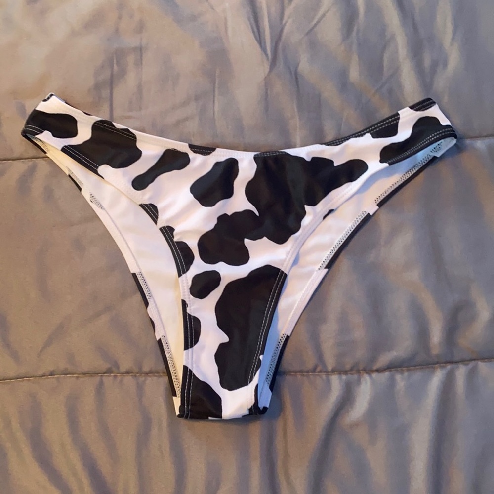 Super cute cow bikini bottoms